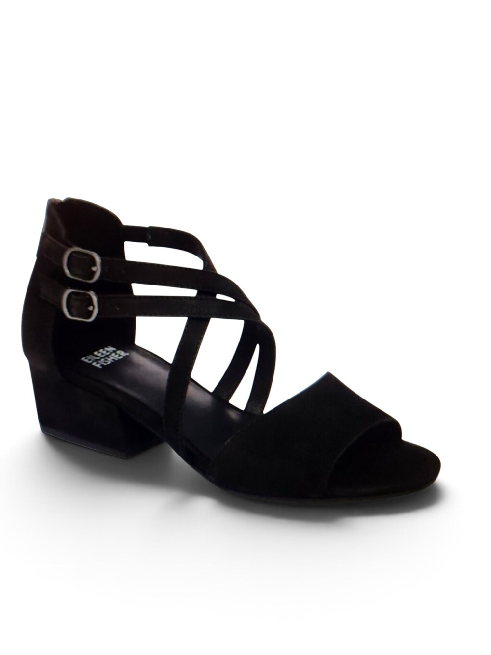 Eileen Fisher Kyra Block Heeled Sandals Woman’s Size 7